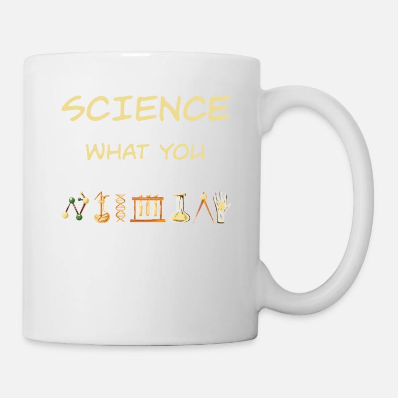 La science ne se soucie pas de ce que vous croyez Science - Mug blanc - blanc