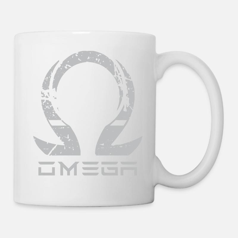 oméga - Mug blanc - blanc