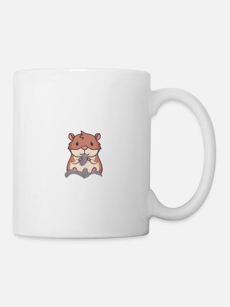 Hamster pet rodent gift idea golden hamster - Mug - white