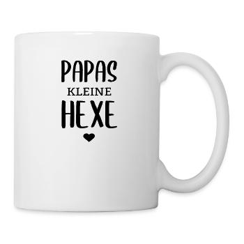Papas kleine Hexe Vater Tochter Partnerlook - Tasse - Weiß - Rechts