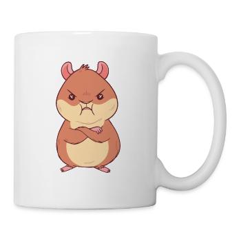 Sweet angry hamster - Mug - white - Right