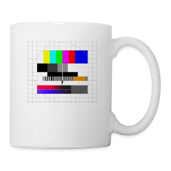 Motif de test rétro - Mug blanc - blanc - Droite