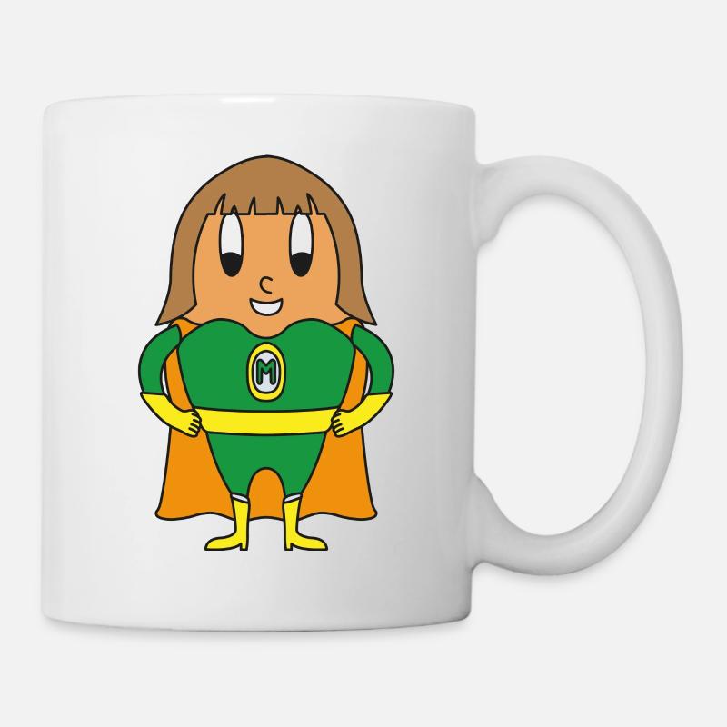 Superhero egg - Mug - white