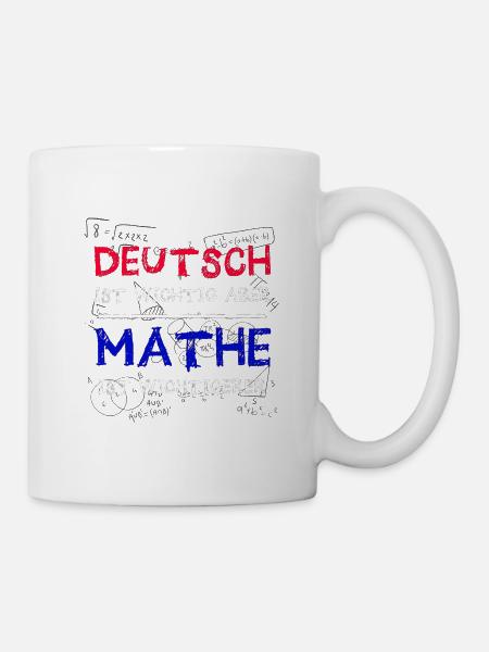 Mathelehrer Mathematik Mathematiker Geschenkidee - Tasse - Weiß