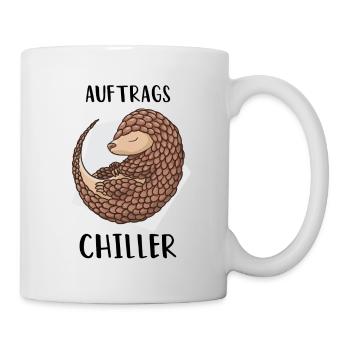 Auftrags Chiller Gürteltier - Tasse - Weiß - Rechts