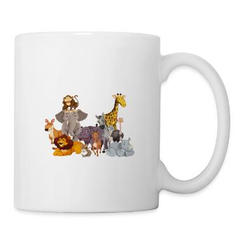 i was made to save animals ... vet - Mug - white - Right
