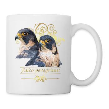 Wanderfalke - Tasse - Weiß - Rechts