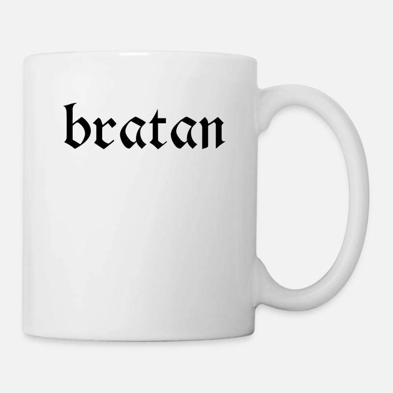 Bratan Russland Geschenk Hip Hop Geburtstag - Tasse - Weiß