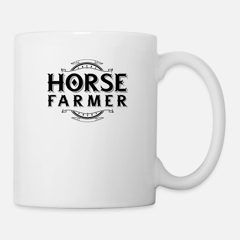 Éleveur de chevaux, élevage de chevaux, hôte de chevaux - Mug blanc - blanc