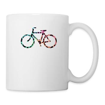 Fahrrad - Tasse - Weiß - Rechts