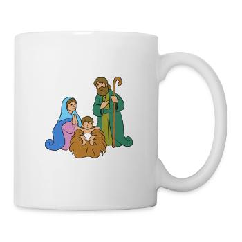 Heilige Familie - Tasse - Weiß - Rechts