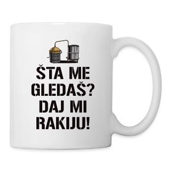 Balkan Jugo Rakija Spruch Geschenk - Tasse - Weiß - Rechts