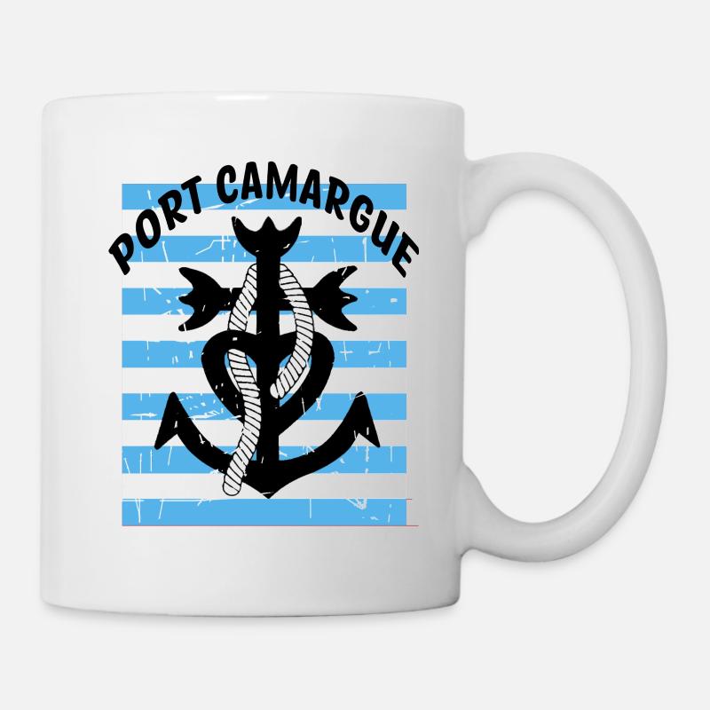 Port Camargue - Mug blanc - blanc