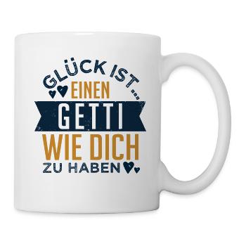 Getti Patenonkel Taufpate Pate Geschenk - Tasse - Weiß - Rechts