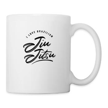 I love Brazilian Jiu Jitsu Jiujitsu Coach BJJ - Mug - white - Right