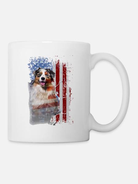 Australian Shepherd - Tasse - Weiß
