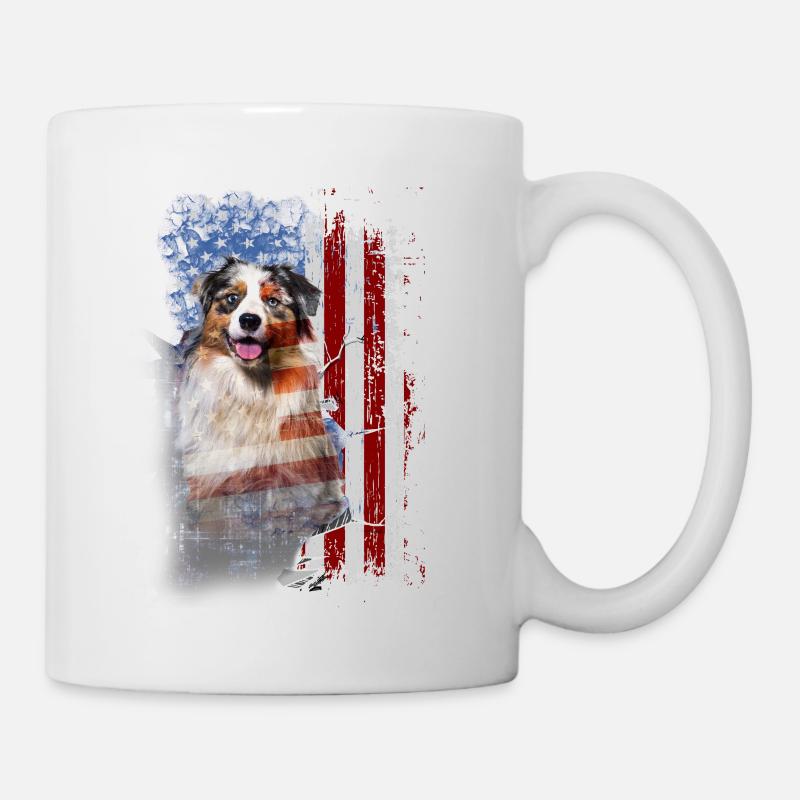 Australian Shepherd - Tasse - Weiß