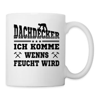 Dachdecker - Tasse - Weiß - Rechts