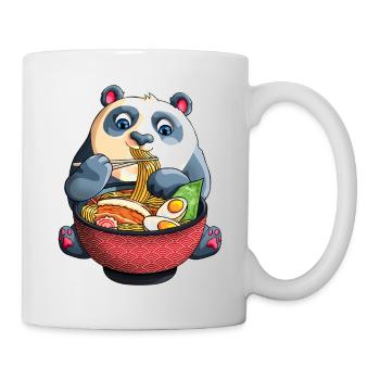 Kawaii Panda Noodles Cute Anime Panda Ramen Otaku - Mug - white - Right