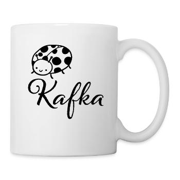 KAFKAESK Franz Kafka Samsa gift - Mug - white - Right