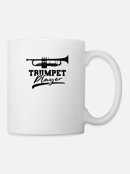 Trumpet player trumpet trumpet trumpeter - Mug - white