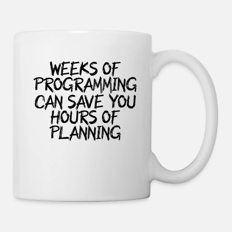 weeks of programming - Tasse - Weiß
