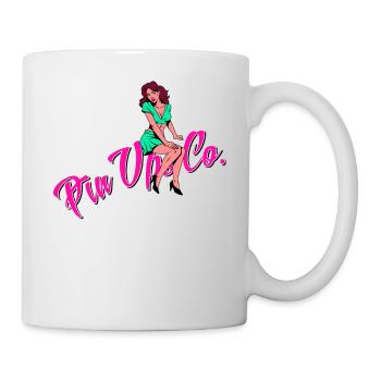 Pinup vintage rockabilly - Mug - white - Right