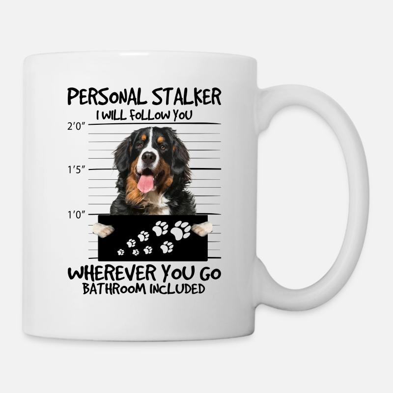 Berner Sennenhund - Tasse - Weiß