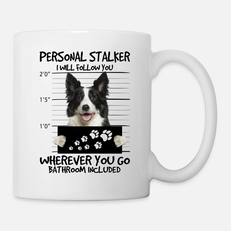 Border collie - Mug blanc - blanc