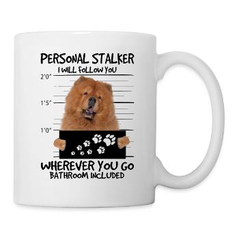 Chow Chow - Tasse - Weiß - Rechts