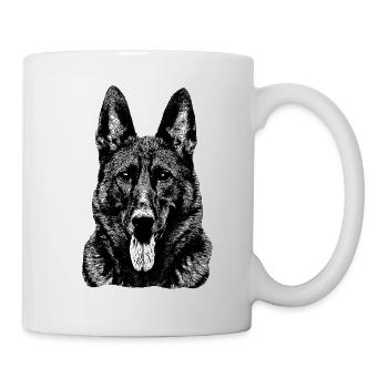 Schäferhund deutscher Schäferhund Transparent - Tasse - Weiß - Rechts