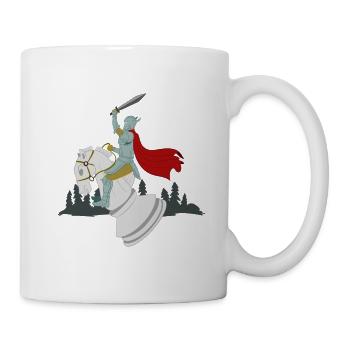 Cadeau de cavalier d'échecs de chevalier d'échecs - Mug blanc - blanc - Droite