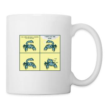 Auf den Rücken klopfen Motiviert und inspiriert Ge - Tasse - Weiß - Rechts