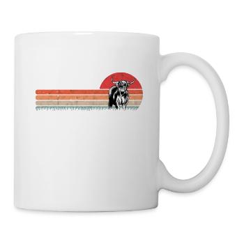 Scottish Highland Cattle Vintage Highland Cattle - Mug - white - Right