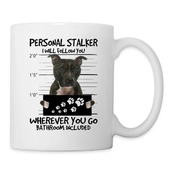 Staffordshire Bull Terrier - Mug blanc - blanc - Droite