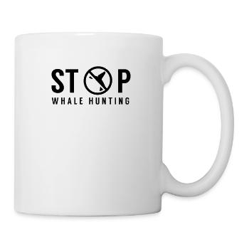 Stop whale hunting Whaling whale Save the whales Save the whales - Mug - white - Right