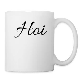 Hoi Kerle Süddeutschland Gruß Dialekt Süß Geschenk - Tasse - Weiß - Rechts