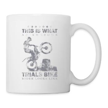 This is what a great trial rider looks like on a motorcycle - Mug - white - Right