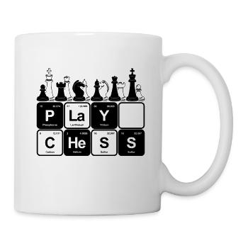 Periodic Table Play Chess Chess Scientists - Mug - white - Right