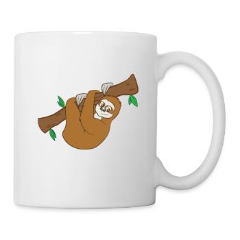 Cadeaux paresseux - Juste une fille qui aime les animaux paresseux L - Mug blanc - blanc - Droite