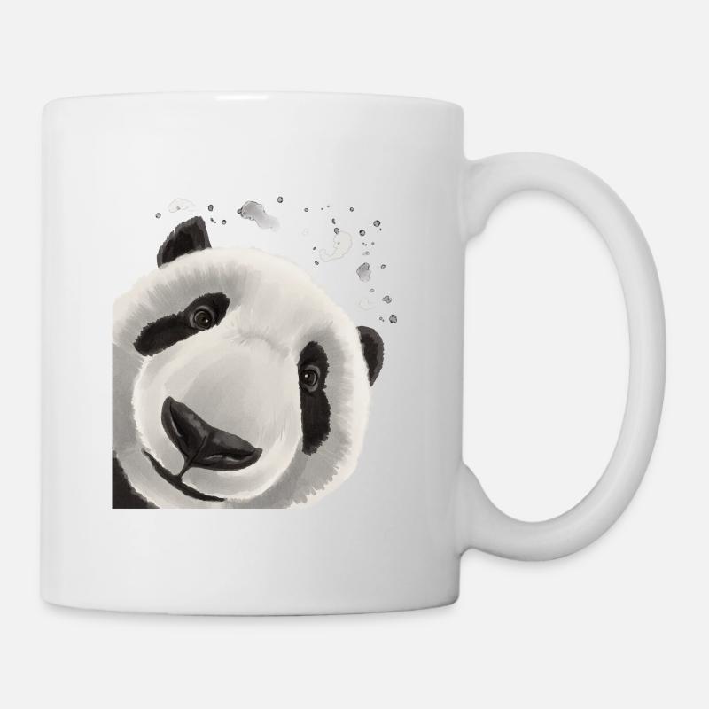 Curious Panda - Mug - white