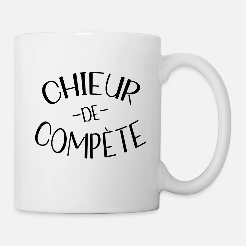 chieur -de- compète - Mug blanc - blanc