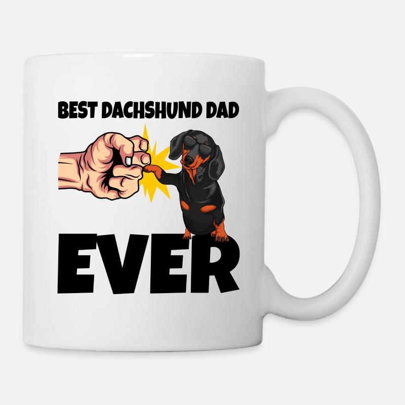 Dackel - Tasse - Weiß