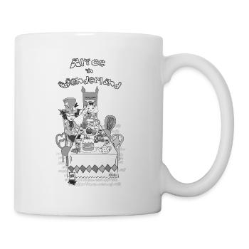 Alice au pays des merveilles - Mug blanc - blanc - Droite