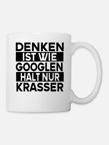 Lustiges Witz Sarkasmus Geschenk - Tasse - Weiß