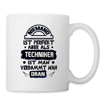 Techniker - Tasse - Weiß - Rechts