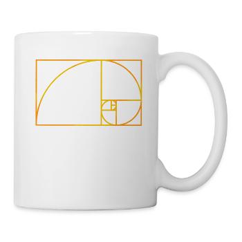 Fibonacci Snail Design - Mug - white - Right