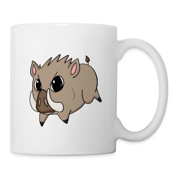 wild boar - Mug - white - Right