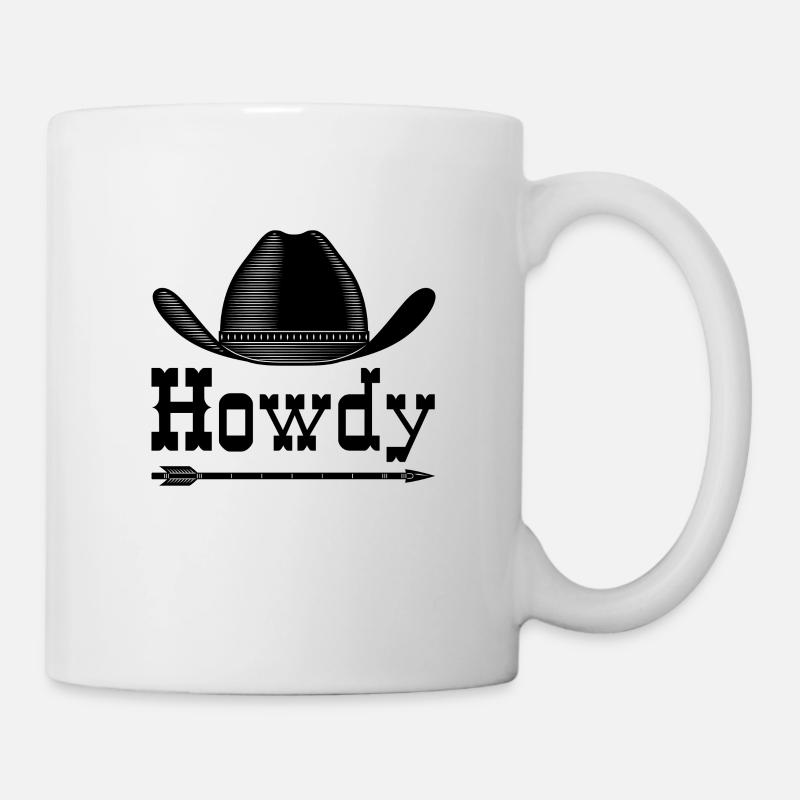 Howdy - Tasse - Weiß