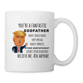 Pate bestes Geschenk - Tasse - Weiß - Rechts